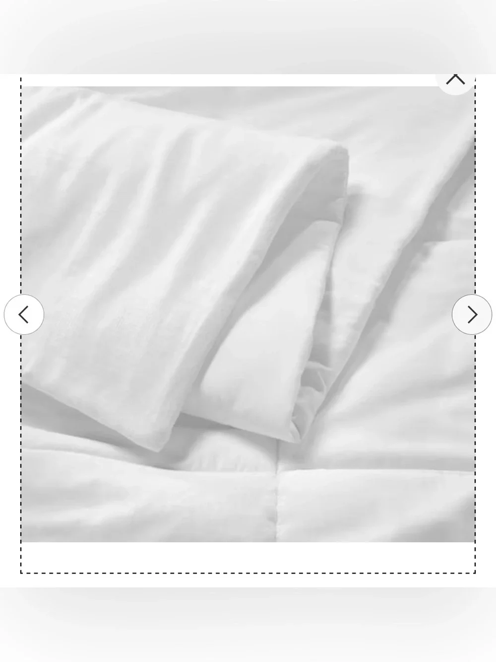 New Open Bag Fresh White King/Cal King Heavyweight Linen Blend Comforter & Shams